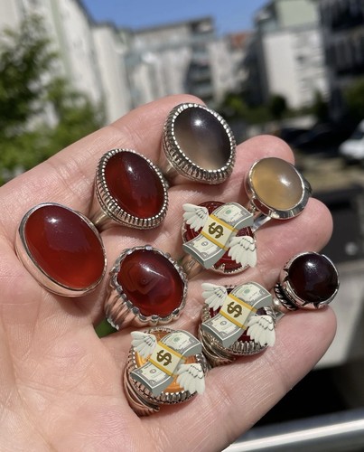Anello argento yemen - in,